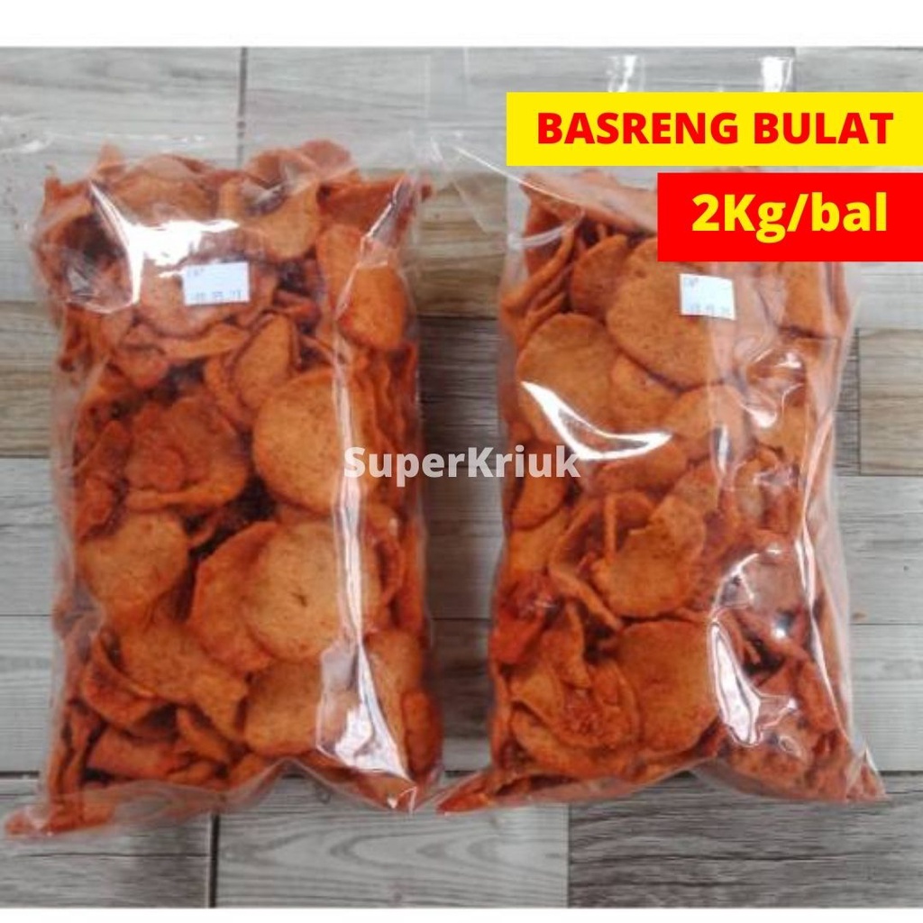 

Basreng Bulat Bakso Goreng Bulat Pedas Daun Jeruk Per-bal 2Kg