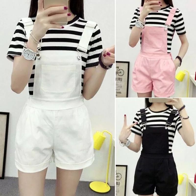 Short Jumpsuit Spring kekinian Overall  BIB korean gs