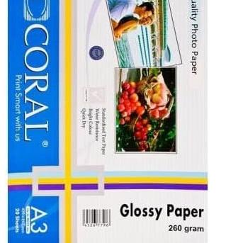 

☟ KERTAS PHOTO PHOTO PAPER A3 260 GRAM GLOSSY PHOTO PAPER KERTAS FOTO ✫