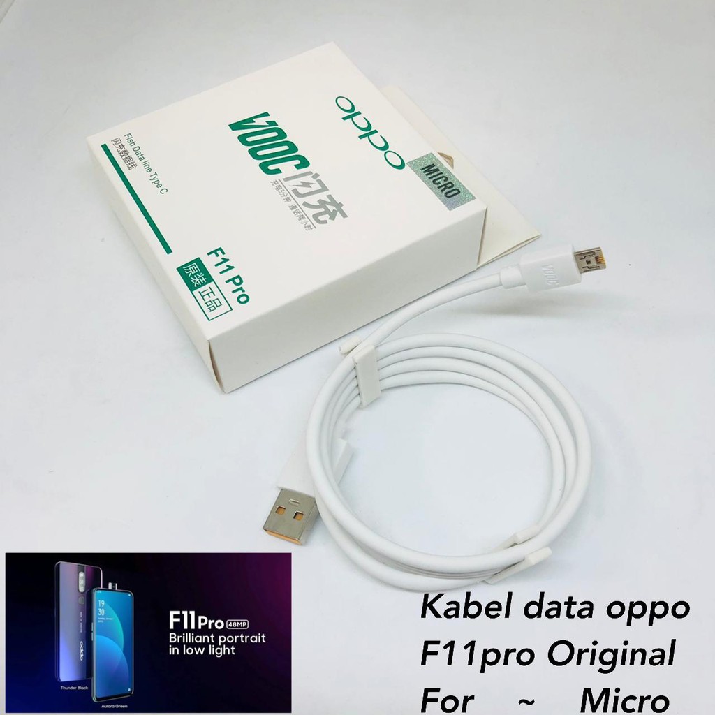 new~Original KABEL DATA OPPO F11 / F11 PRO / REALME 3 / REALME 3 PRO VOOC FAST CHARGING 4A