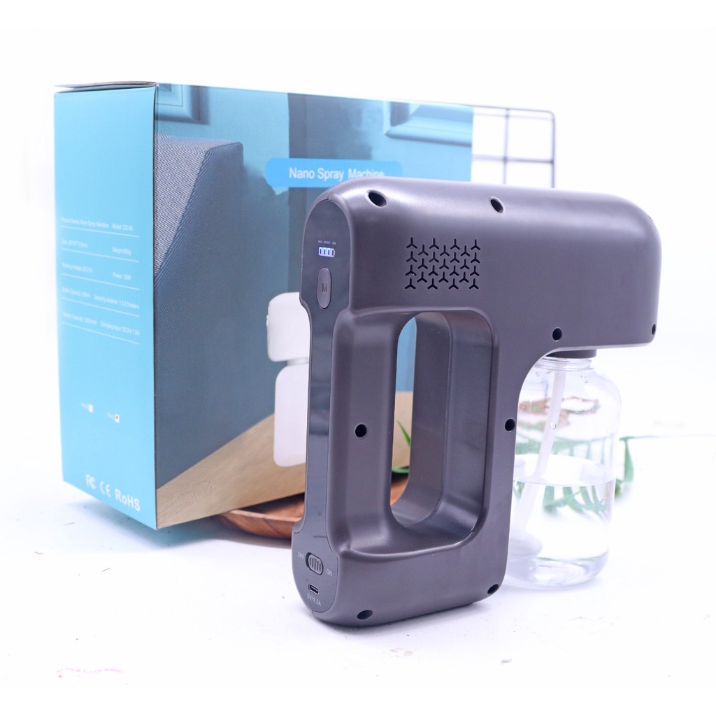 Nano Spray Gun Disinfectant Wireless CD-06 Semprotan Spray Disinfektan