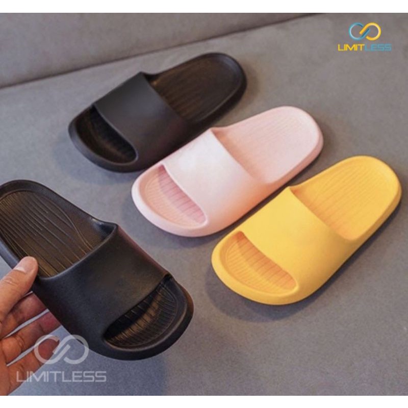 Sandal Selop Anak Import Unisex Slip on Stiker 3D Sandal Eva 31-35 Sendal slop jelly limitless