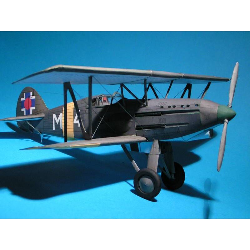 DIY Model Kertas Perang Dunia II pesawat tempur Czechoslovakia Avia B-534