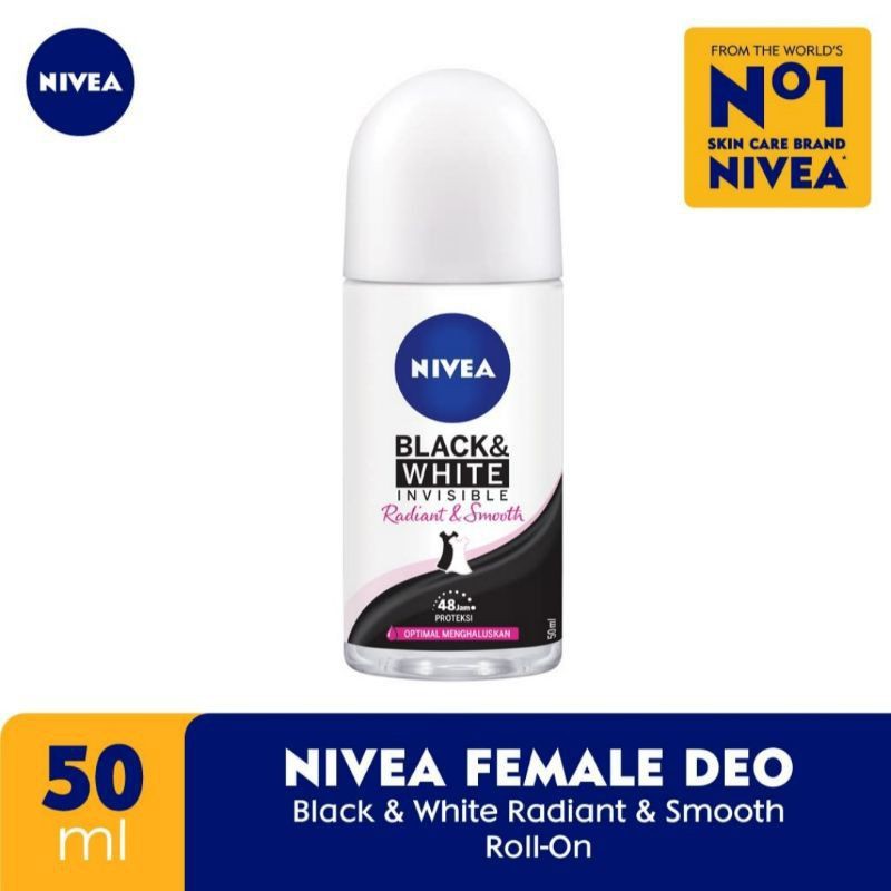 Nivea Deodorant Black &amp; White Invisible Radiant &amp; Smooth