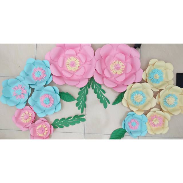 

Paper flower bebas custom warna