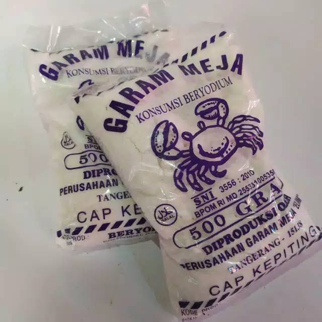 

KangSayur - GARAM MEJA Cap Kepiting Beryodium