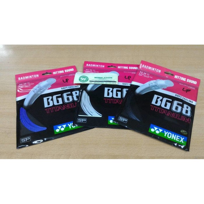 PROMO Senar Badminton YONEX /Senar Yonex BG 68 TITANIUM ( BG68TI ) TERLARIS