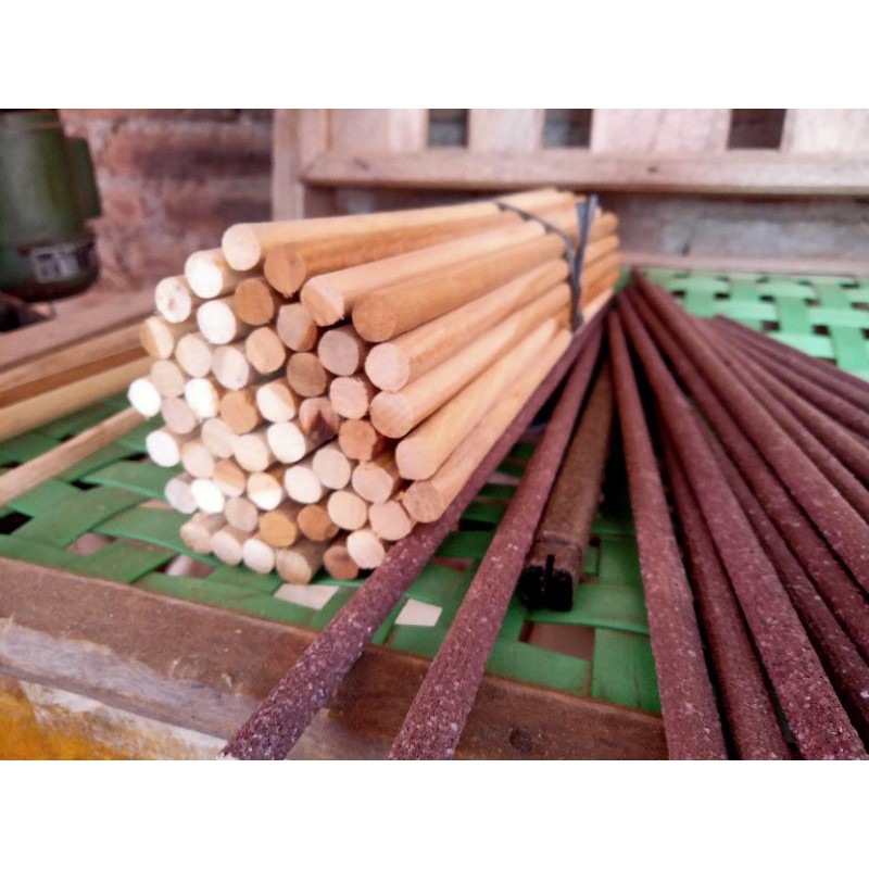 tangkringan dowel kayu jati Lovebird