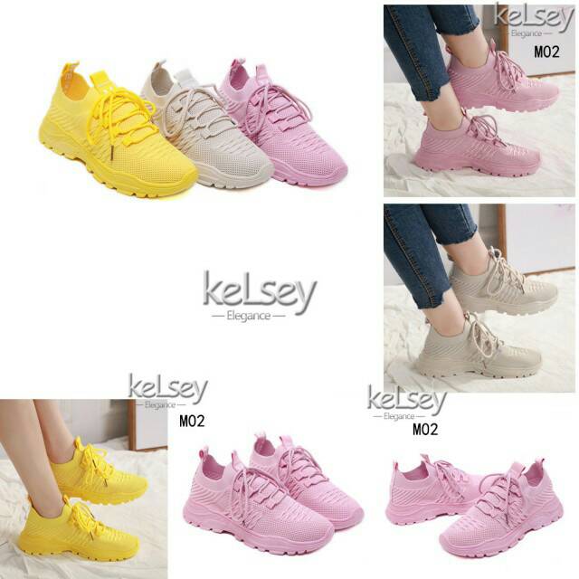 RESTOCK SEPATU WANITA KELSEY MILES SNEAKERS M02* 
ORIGINAL BRAND Sepatu Import