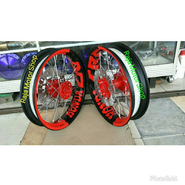 Velg Sprint Xd SuperMoto set Honda CRF 150L ring 17 x 300/350 regues costum cat