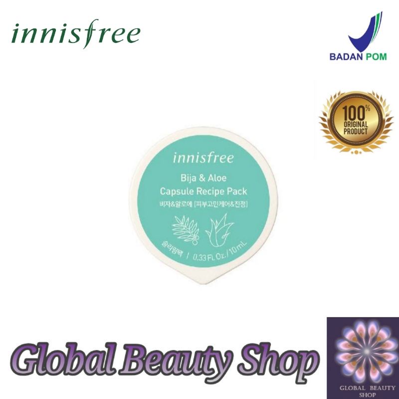 Innisfree CAPCULE PACK BIJA &amp; ALOE 10ML