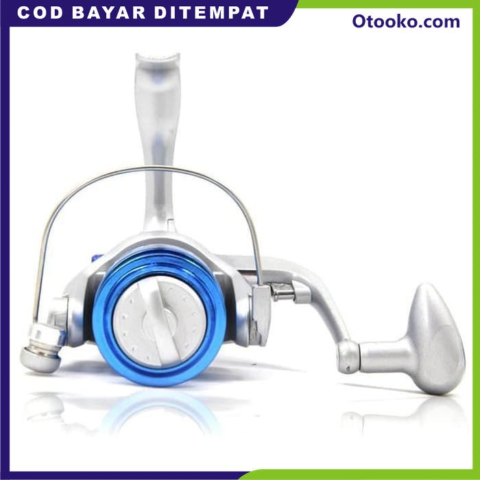 Reel Pancing Metal Spool Fishing Spinning Reel 8 Ball Bearing CS 3000  Biru