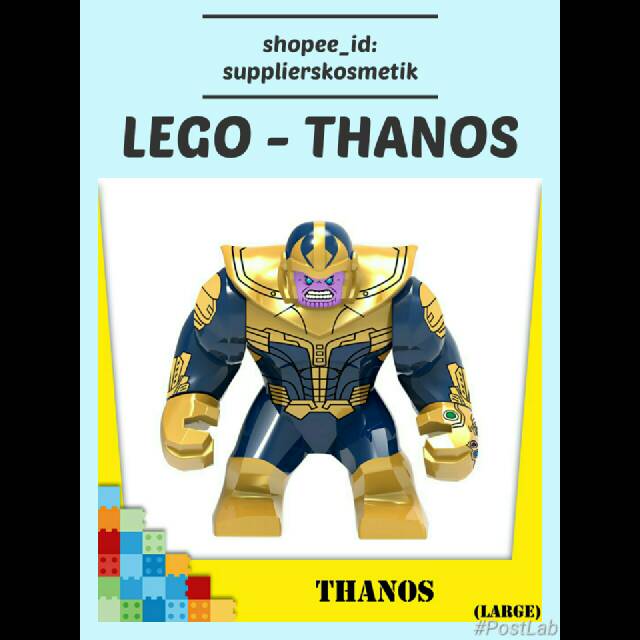 lego kw Ukuran Besar THANOS, Avengers: Infinity War/Endgame