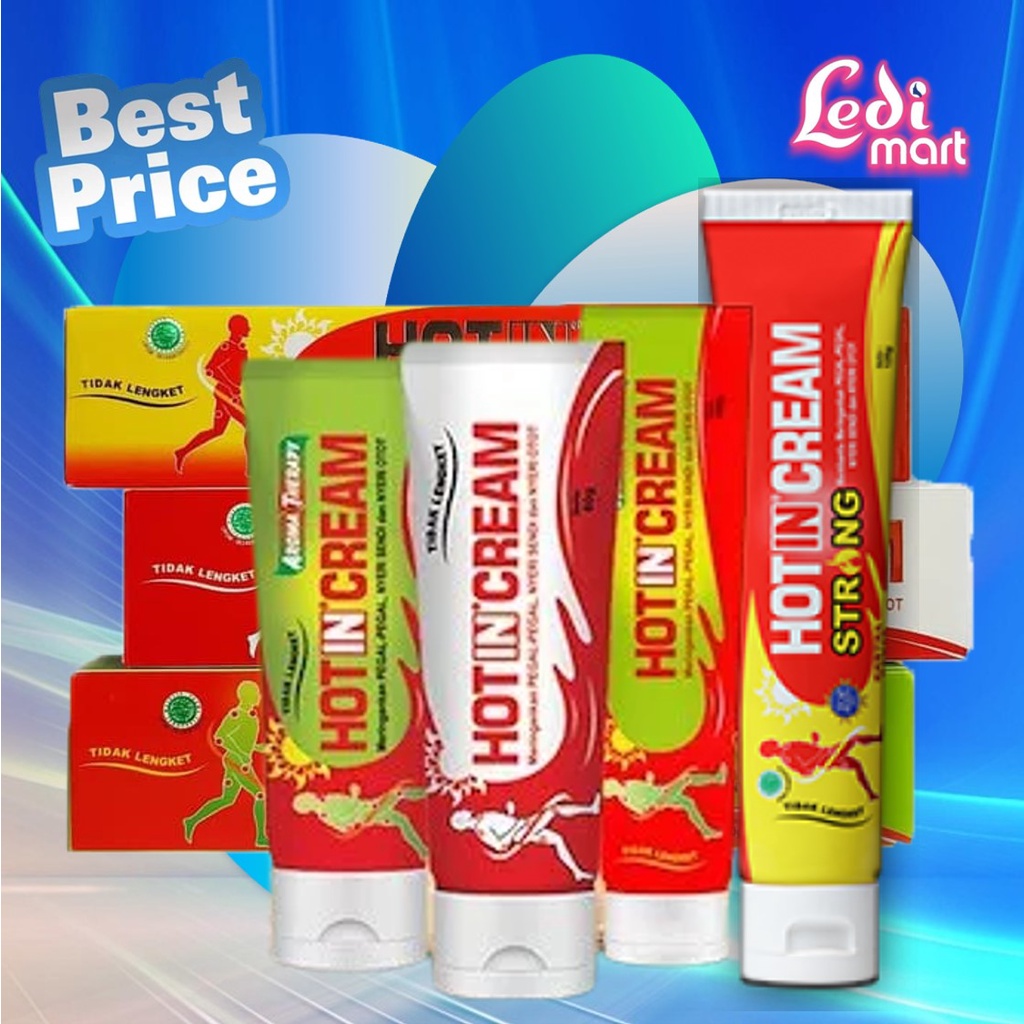 Hotin Cream Tube 120ml  &amp; 60ml / Hot in Krim Pegal Nyeri Otot / LEDI MART