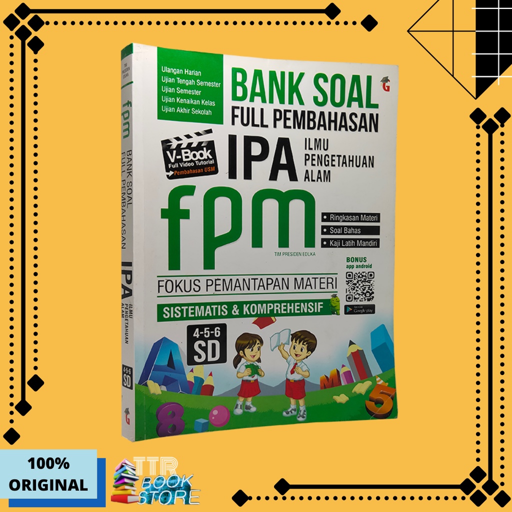BUKU MATERI SOAL SD FPM BANK SOAL FULL PEMBAHASAN IPA SD 4 5 6
