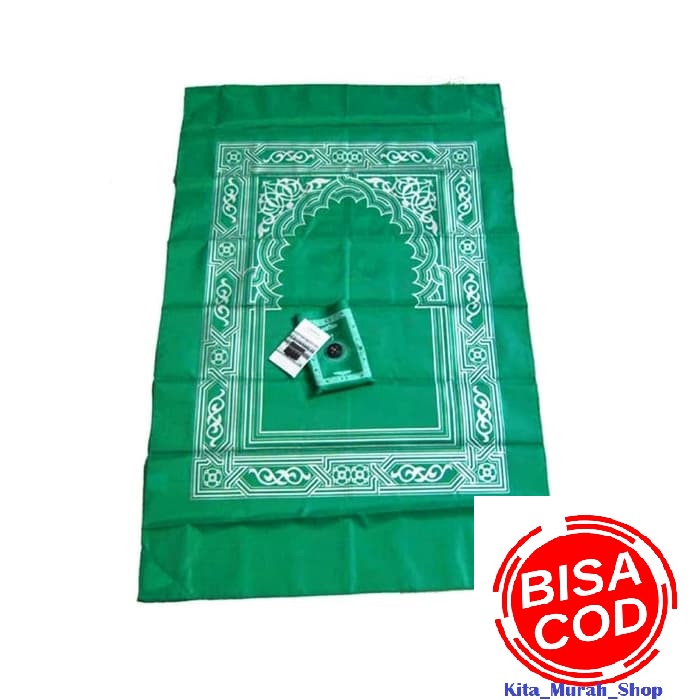 COD SAJADAH LIPAT PRAKTIS PORTABLE KOMPAS KIBLAT WATERPROOF