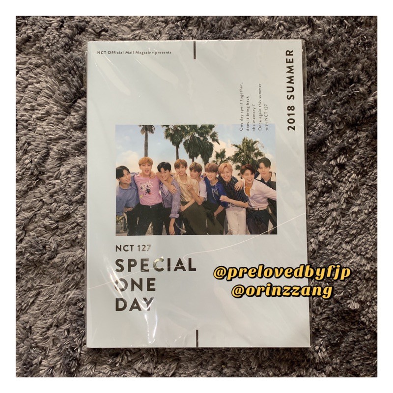 NCT 127 Japan Official Mail Magazine MEMORIAL BOOK 2018 - Membook Only