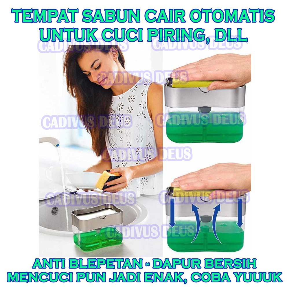 TEMPAT SABUN CAIR CUCI PIRING - SOAP PUMP - DISPENSER WADAH SABUN