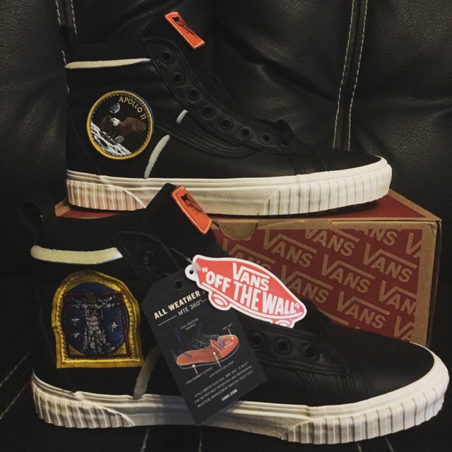 Vans Sk8-Hi x NASA (Space Voyager) 46 MTE DX Black And White Original BNIBWT