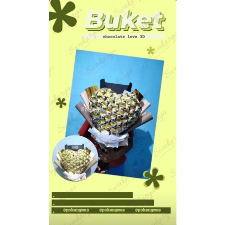 

Buket Love Snack Coklat Gift