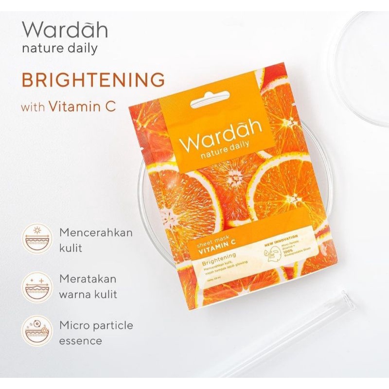 Wardah Nature Daily Sheet Mask Vitamin C