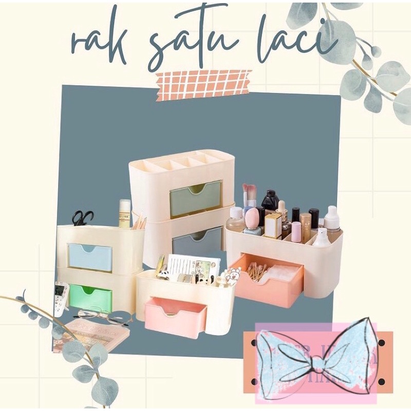 Rak Kosmetik atau Rak Alat Tulis Kantor Serbaguna