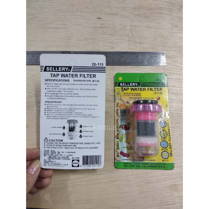 Tap water filter/ saringan air / filter keran air/ clean purifier filter sellery