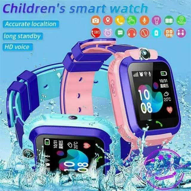 Jam Tangan GPS Anak Imoo Q12 Waterproof Kamera / Smart Watch Kids SOS - Sim Card - Telpon