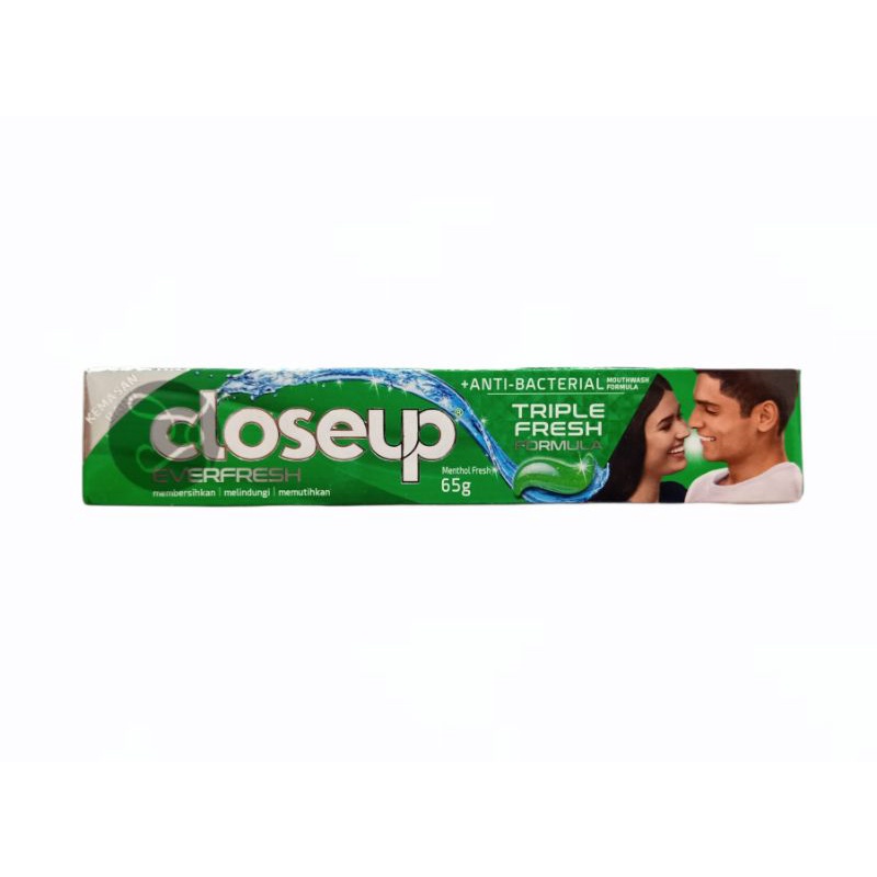 Closeup Pasta Gigi Triple Fresh Menthol Antibacterial 65gr Close Up Menthol Fresh Anti Bakteri