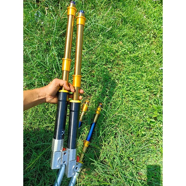 AS 26 Tinggal pakai skok as26 green gold blue twone crom Bottom Rt stage 6 PNP herex Vixion ninja CB