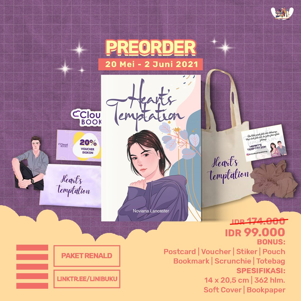 Ready HEART'S TEMPTATION karya nona.lancaster-PAKET RENALD