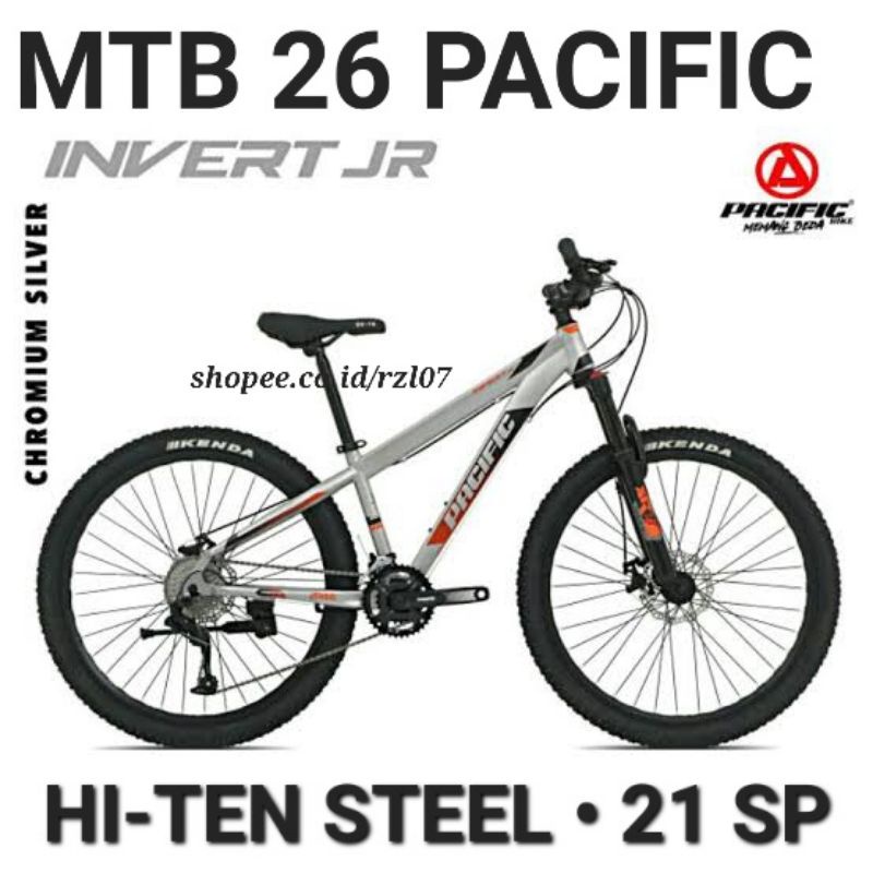MTB 26 Pacific Invert JR 21 speed hiten steel
