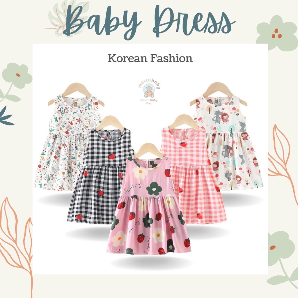 MBSS - DRESS ROSIE KATUN dress anak IMPOR/dress anak perempuan/PRINTED DRESS/dress 100% KATUN PREMIUM QUALITY - DS5