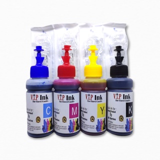 VIP INK Paket Tinta Hp isi Ulang Refill 4 Botol Best Quality