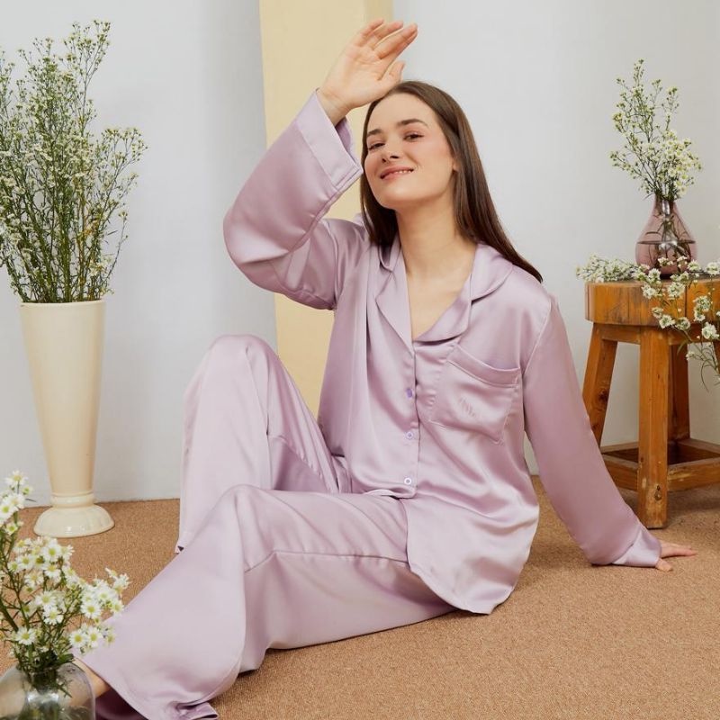 [READY STOCK] ZoAL Pajamas x Nikita Mirzani/ Purple