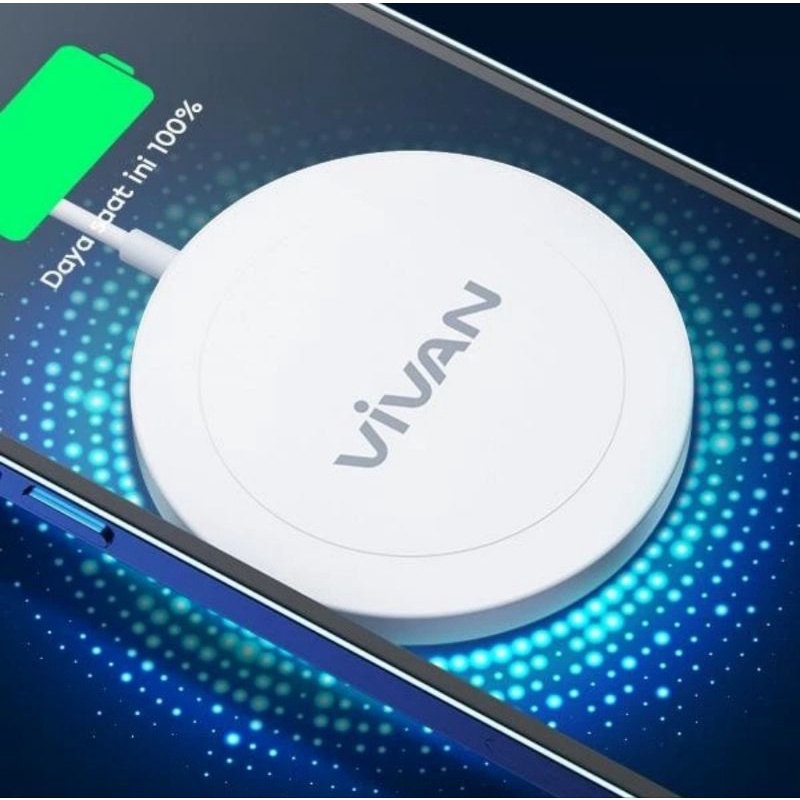 Vivan VWC03 Wireless Quick Charger 15W for Apple iPhone &amp; Android