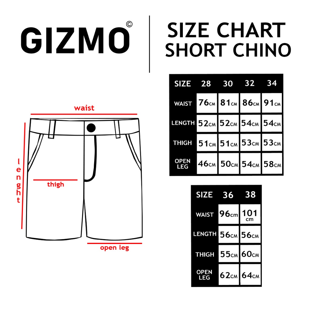 Gizmo Celana Chino Pendek Mocca