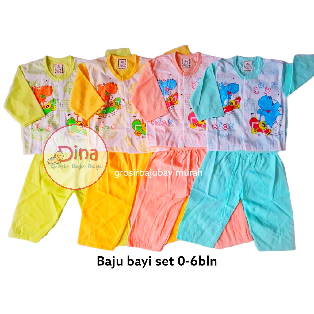 setelan baju bayi GARDEN PANJANG bayi baru lahir