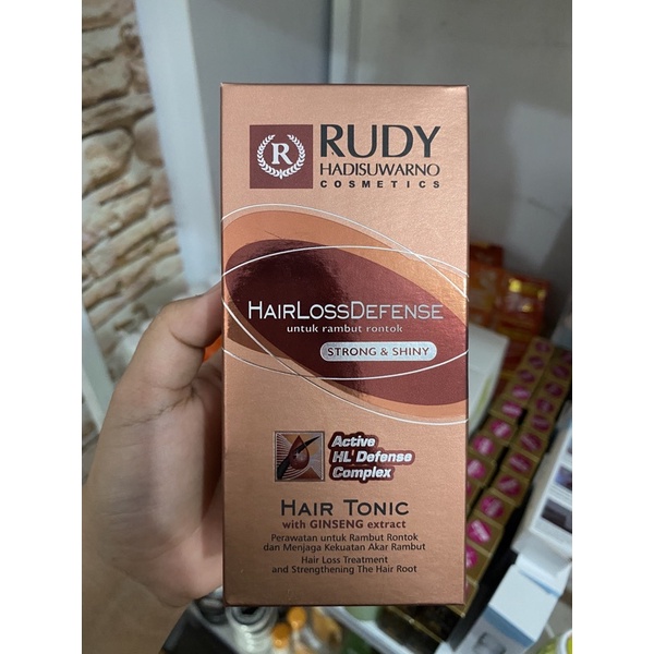 Bisa COD - RUDY HADISUWARNO HAIR LOSS DEFENSE HAIR TONIC GINSENG