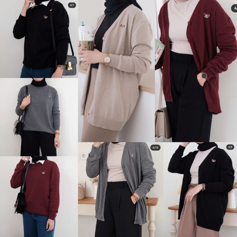 Ponya Sweater, Ponya Cardi by Hijabnueta