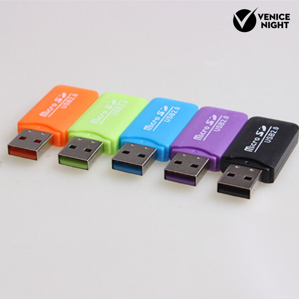 (Veni) Card Reader Tf Micro Usb 2.0 Untuk Laptop