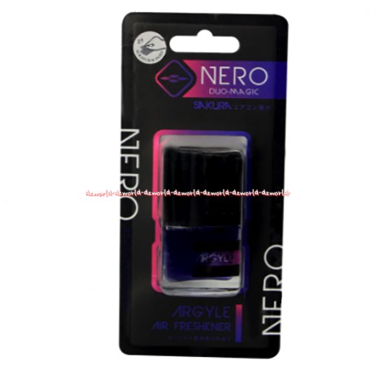 Flamingo Nero Duo Magic Argyle Air Freshener Aroma Wangi Red Cedarwood Musk Sakura Men A F Pengharum Pewangi Mobil Flamingo Menghilangkan Bau Pada Mobil Flaming Go Model Jepit Di Ac Mobi