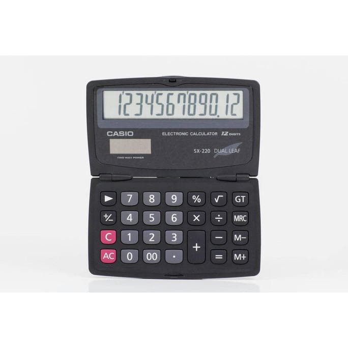 Jual casio kalkulator calculator original sx 220 lipat