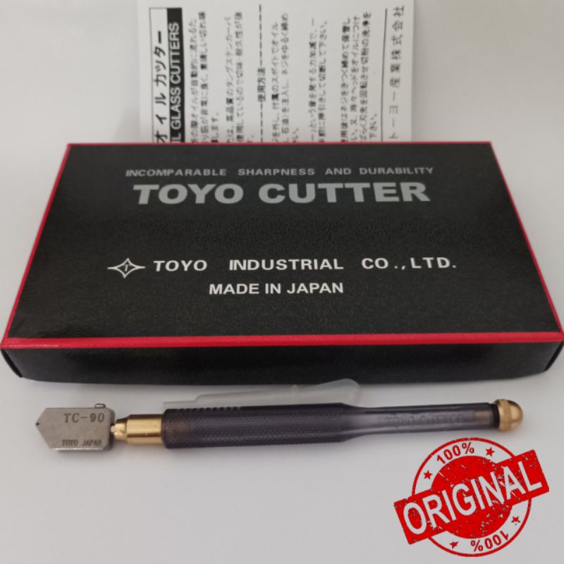 TOYO TC 90 JAPAN ORIGINAL ALAT PEMOTONG KACA PISAU POTONG KACA TOYO