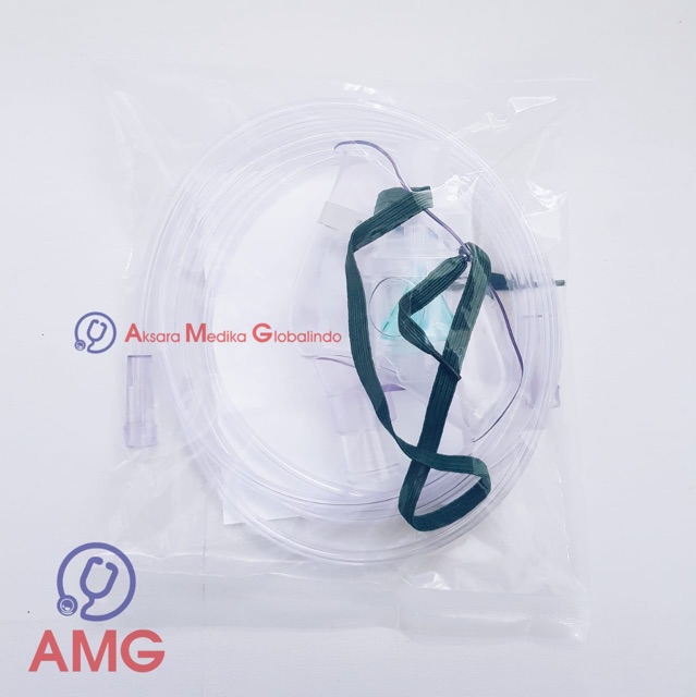 MASKER NEBULIZER DEWASA MASKER UAP #AMG