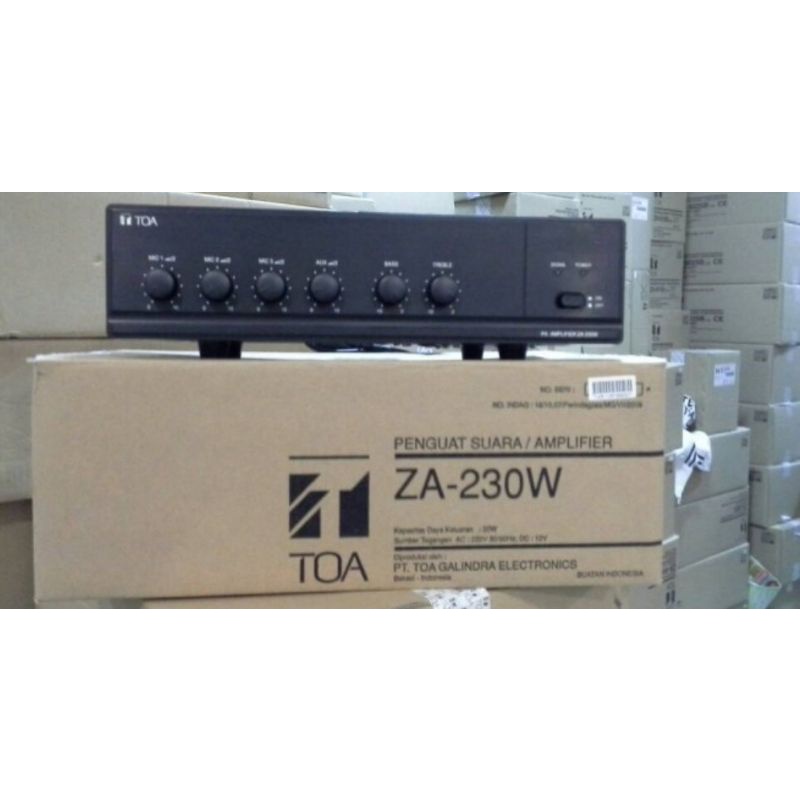 PA TOA ZA-230W ZA230W ZA230 W ZA 230W Amply Amplifier (30W) 30 watt 30watt mixer ampli power