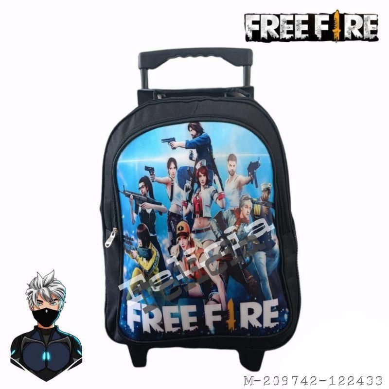 TAS RANSEL TROLI ANAK FREEFIRE PRADA VQUE-014Warna: Free Fire, Free Fire 1, Free Fire 2