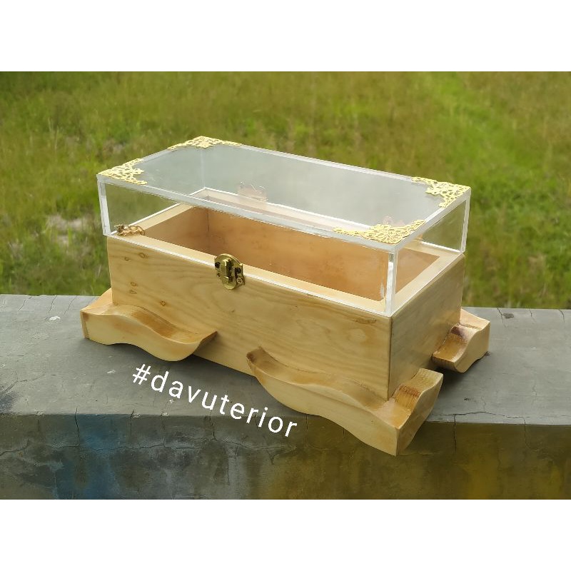 Kotak Perhiasan Uang Mahar Rustic