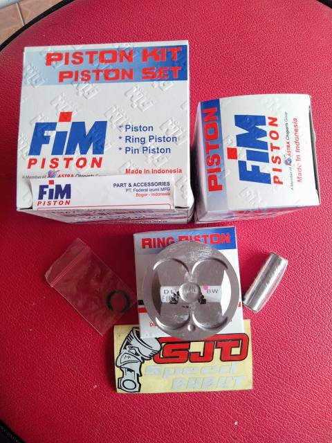Piston fim vixion std 57 mm pen14 model dome fim75-1