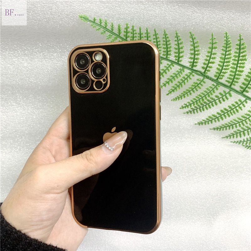Soft Case Silikon Electroplating 6d Cover Iphone 11 12 13 Pro Max X Xr Xsmax 6 7 8 Plus 12promax